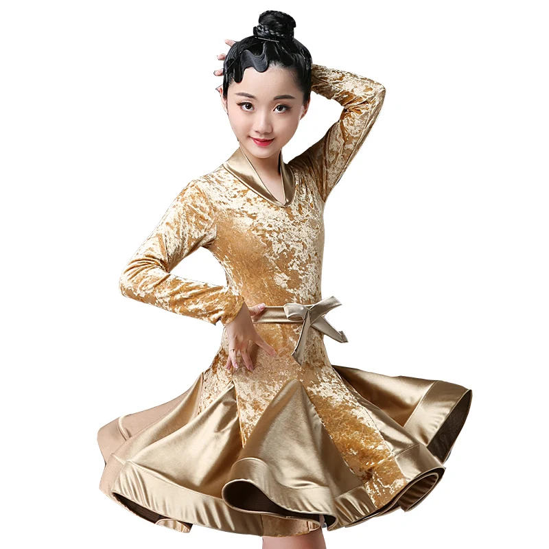 New Latin Dresses for Dancing Ballroom Dance Dress Rumba Samba Velvet Girls Children Samba Cha Cha Tango Skirt Standard Salsa
New Latin Dresses for Dancing Ballroom Dance Dress Rumba Samba Velvet Girls Children Samba Cha Cha Tango Skirt Standard Salsa