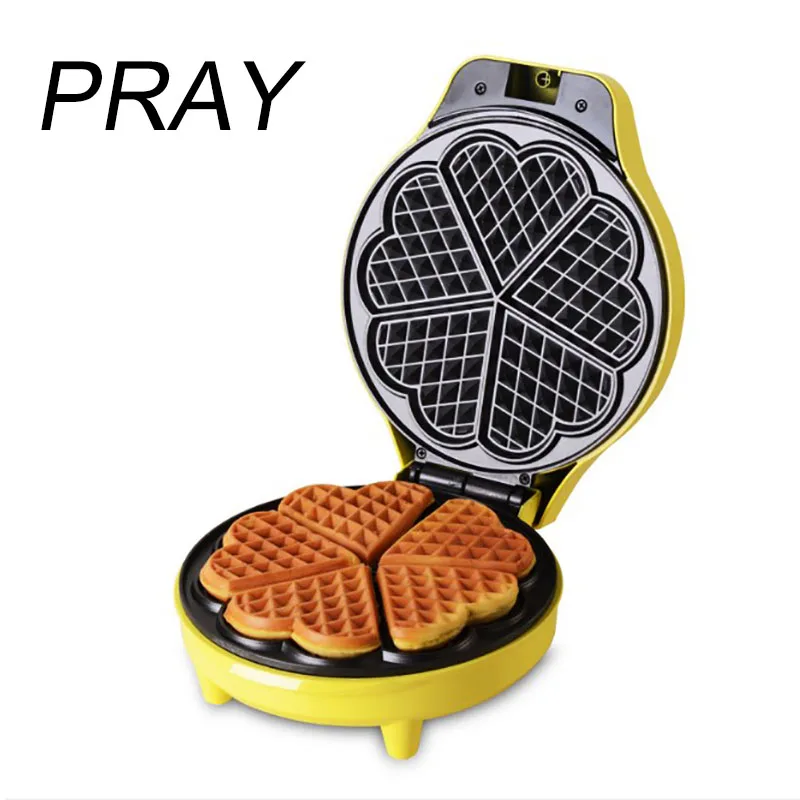 PRAY 220v mini automatic electric household waffle maker Cake maker double heated Winding design Convenient to receive 3-5mins
PRAY 220v mini automatic electric household waffle maker Cake maker double heated Winding design Convenient to receive 3-5mins