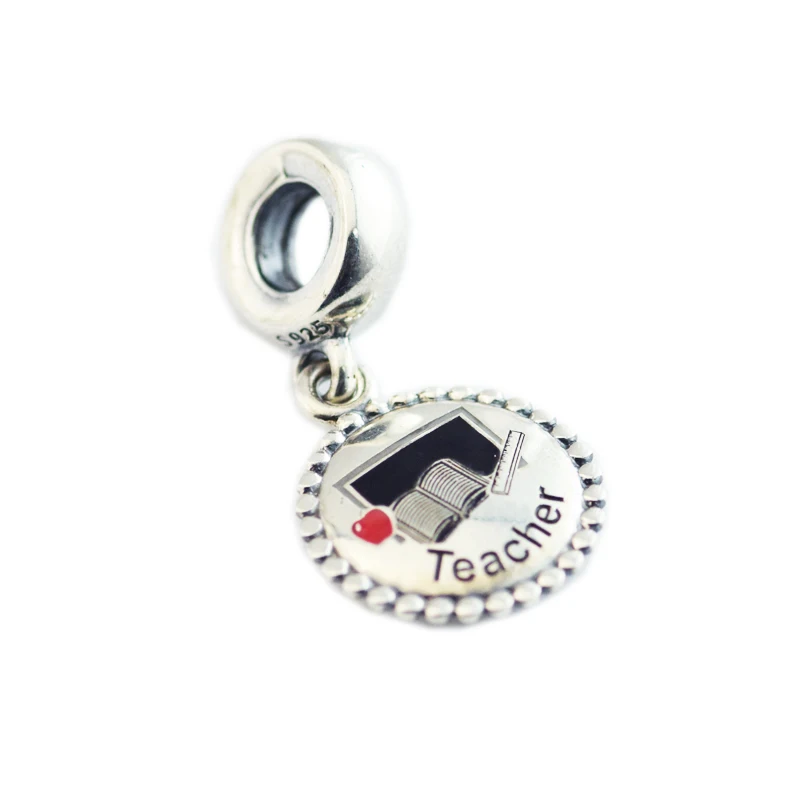 CKK Silver 925 Jewelry Fits Pandora Bracelets Teacher Dangle Charm, Mixed Enamel Original Sterling Silver Beads
CKK Silver 925 Jewelry Fits Pandora Bracelets Teacher Dangle Charm, Mixed Enamel Original Sterling Silver Beads
