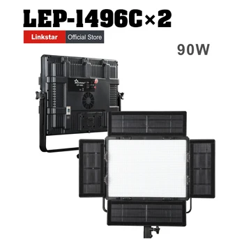 Linkstar LEP-1496C 90W 1496 photo lights CRI95 Camera Photo LED Video Light 2pcs/lot DHL free shipping
Linkstar LEP-1496C 90W 1496 photo lights CRI95 Camera Photo LED Video Light 2pcs/lot DHL free shipping