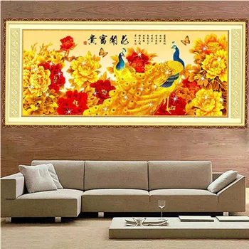 Needlework,DIY DMC Cross stitch, painting flower Sets For Embroidery kit 9ct/11ct printed cotton thread peacock and bloosom27
Needlework,DIY DMC Cross stitch, painting flower Sets For Embroidery kit 9ct/11ct printed cotton thread peacock and bloosom27