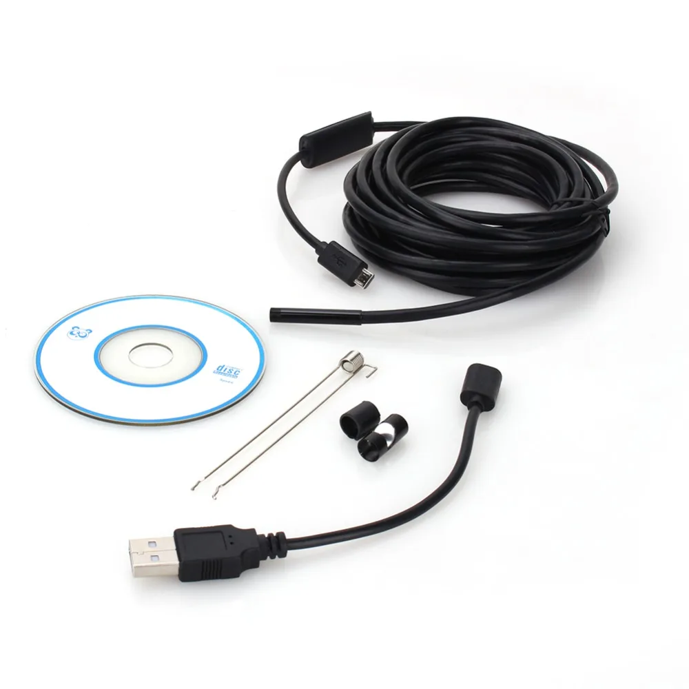 1300000 Pixels Mini USB Cable Endoscope 7mm Focus Camera Lens Waterproof 6 LED Android Endoscope Tools 1M 1.5M 2M 3.5M 5M Types
1300000 Pixels Mini USB Cable Endoscope 7mm Focus Camera Lens Waterproof 6 LED Android Endoscope Tools 1M 1.5M 2M 3.5M 5M Types