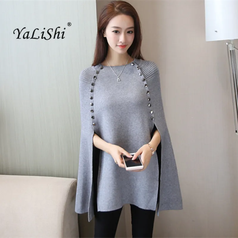 Luxury Party Club Women Wool Cloak Shawl Button Elegant Knitting Sweater Cape Winter Ponchos Loose Pullover Long Knitted Jumper
Luxury Party Club Women Wool Cloak Shawl Button Elegant Knitting Sweater Cape Winter Ponchos Loose Pullover Long Knitted Jumper