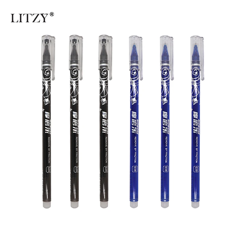 3 pcs/Set 0.38mm Erasable Pen Black/Blue Ink Magic Gel Pen for School Office Writing Supplies Student Kawaii Stationery Gift
3 pcs/Set 0.38mm Erasable Pen Black/Blue Ink Magic Gel Pen for School Office Writing Supplies Student Kawaii Stationery Gift