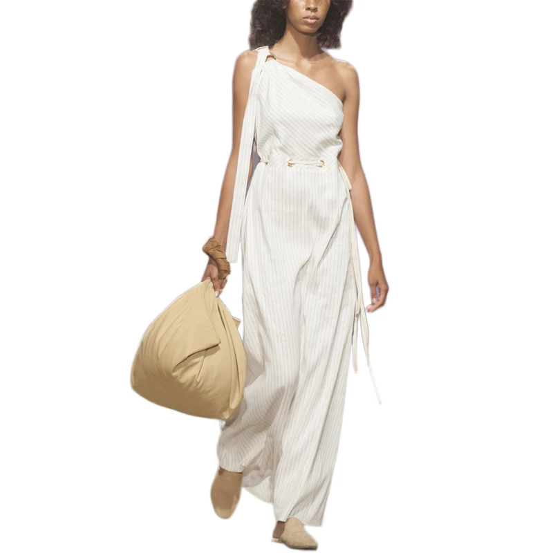 Z-ZOUX Women DressIirregular Drawstring Striped White Off Shoulder Dress Asymmetry Vintage Plus Size Long Summer Dress 2019 New
Z-ZOUX Women DressIirregular Drawstring Striped White Off Shoulder Dress Asymmetry Vintage Plus Size Long Summer Dress 2019 New