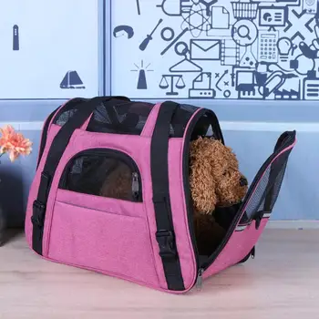 Portable Pet Carrier Dog Bag Breathable Mesh Handbag Carrying Bag for Dog Pet Cat Carrier Outdoor Travel Carrying for Animals65
Portable Pet Carrier Dog Bag Breathable Mesh Handbag Carrying Bag for Dog Pet Cat Carrier Outdoor Travel Carrying for Animals65