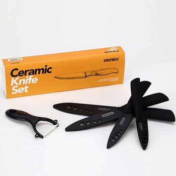 Ceramic Knife zirconia black blade knife set 3 4 5 6 inch with ceramic peeler kitchen knives cooking tools chef knife
Ceramic Knife zirconia black blade knife set 3 4 5 6 inch with ceramic peeler kitchen knives cooking tools chef knife