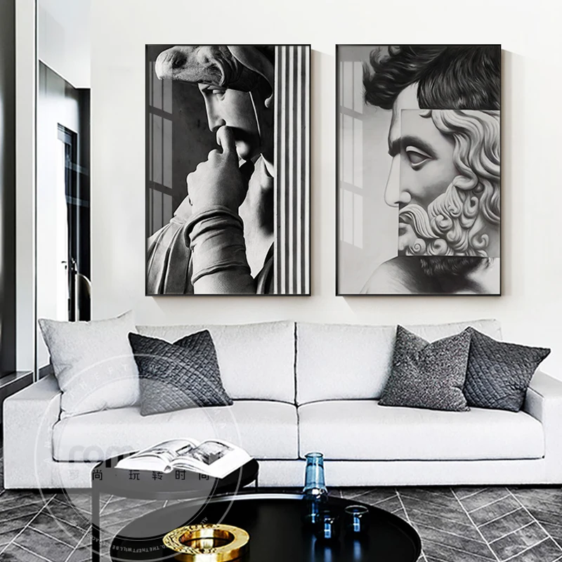 Nordic Black and White David Head Sculpture Posters And Prints Wall Art Canvas Paintings Pictures Living Room Home Decoration
Nordic Black and White David Head Sculpture Posters And Prints Wall Art Canvas Paintings Pictures Living Room Home Decoration