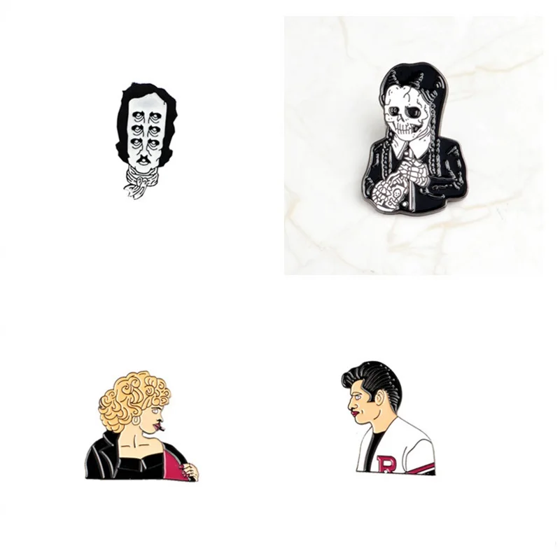 Fashion Head Avatar Skull head Metal Enamel Pins Badges Brooches Lapel pin Jewelry Gift for man and woman
Fashion Head Avatar Skull head Metal Enamel Pins Badges Brooches Lapel pin Jewelry Gift for man and woman