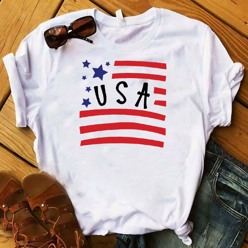 2019 Women Shirt American USA Flag Print Wine Women Graphic Printed Top Letters F Short Sleeve Tshirt Female Womens T T-shirt
2019 Women Shirt American USA Flag Print Wine Women Graphic Printed Top Letters F Short Sleeve Tshirt Female Womens T T-shirt