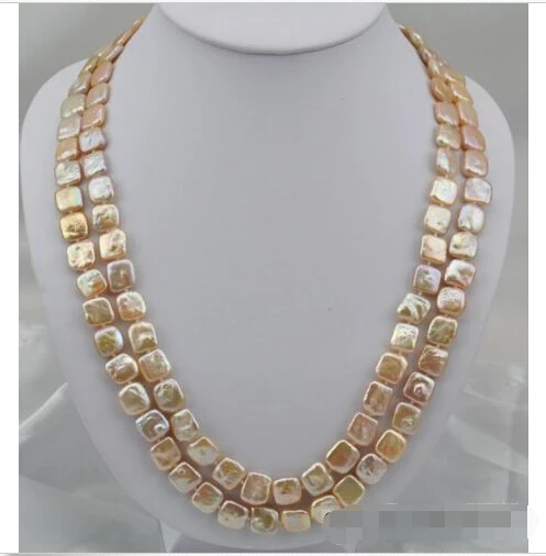 FREE SHIPPING>@@> 50"11mm pink square freshwater pearl necklace Noble style Natural Fine jewe fast SHIPPING
FREE SHIPPING>@@> 50"11mm pink square freshwater pearl necklace Noble style Natural Fine jewe fast SHIPPING