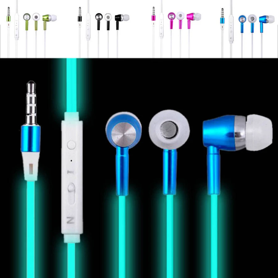 Glow in the dark Metal In-ear Earpiece Luminous Earphone with Microphone Hands free for Phone iPhone Samsung Xiaomi NOTE 2/MIX
Glow in the dark Metal In-ear Earpiece Luminous Earphone with Microphone Hands free for Phone iPhone Samsung Xiaomi NOTE 2/MIX