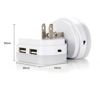 LED Night Light with Light Sensor Dual USB Wall Plate Charger for Bathrooms Bedrooms US Plug JA55
LED Night Light with Light Sensor Dual USB Wall Plate Charger for Bathrooms Bedrooms US Plug JA55