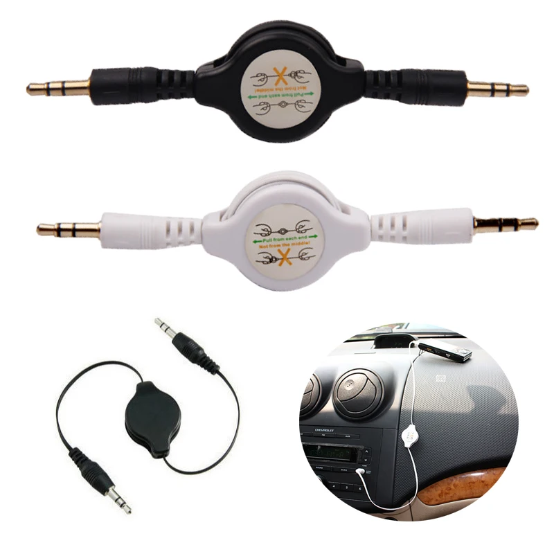 80CM 3.5mm Retractable Earphone Jack Aux Audio Cable For Car Iphone Samsung Phone GPS MP3 MP4 Music Headphone Stereo Speaker
80CM 3.5mm Retractable Earphone Jack Aux Audio Cable For Car Iphone Samsung Phone GPS MP3 MP4 Music Headphone Stereo Speaker