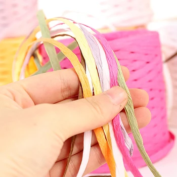 1 Roll 250m Raffia Cross-laces Paper Craft Natural Wrapping Paper Twine Rope Gift Packing Ribbon For Easter Party Wedding Decor
1 Roll 250m Raffia Cross-laces Paper Craft Natural Wrapping Paper Twine Rope Gift Packing Ribbon For Easter Party Wedding Decor