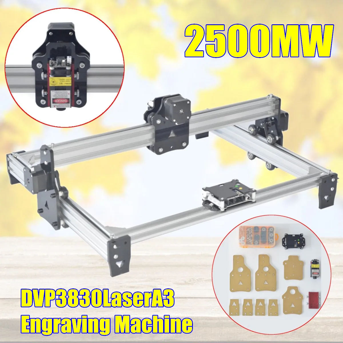 2500mw DVP 3830 Laser A3 Engraving Machine,DIY Laser Engraver Machine,Wood Router,laser cutter,cnc router,best Advanced toys
2500mw DVP 3830 Laser A3 Engraving Machine,DIY Laser Engraver Machine,Wood Router,laser cutter,cnc router,best Advanced toys