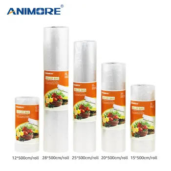 ANIMORE Vacuum Packaging Rolls12x500 15x500 20x500 25x500 28x500 Vacuum Heat Sealer Food Saver Bags Food Storage Bags FB-01
ANIMORE Vacuum Packaging Rolls12x500 15x500 20x500 25x500 28x500 Vacuum Heat Sealer Food Saver Bags Food Storage Bags FB-01