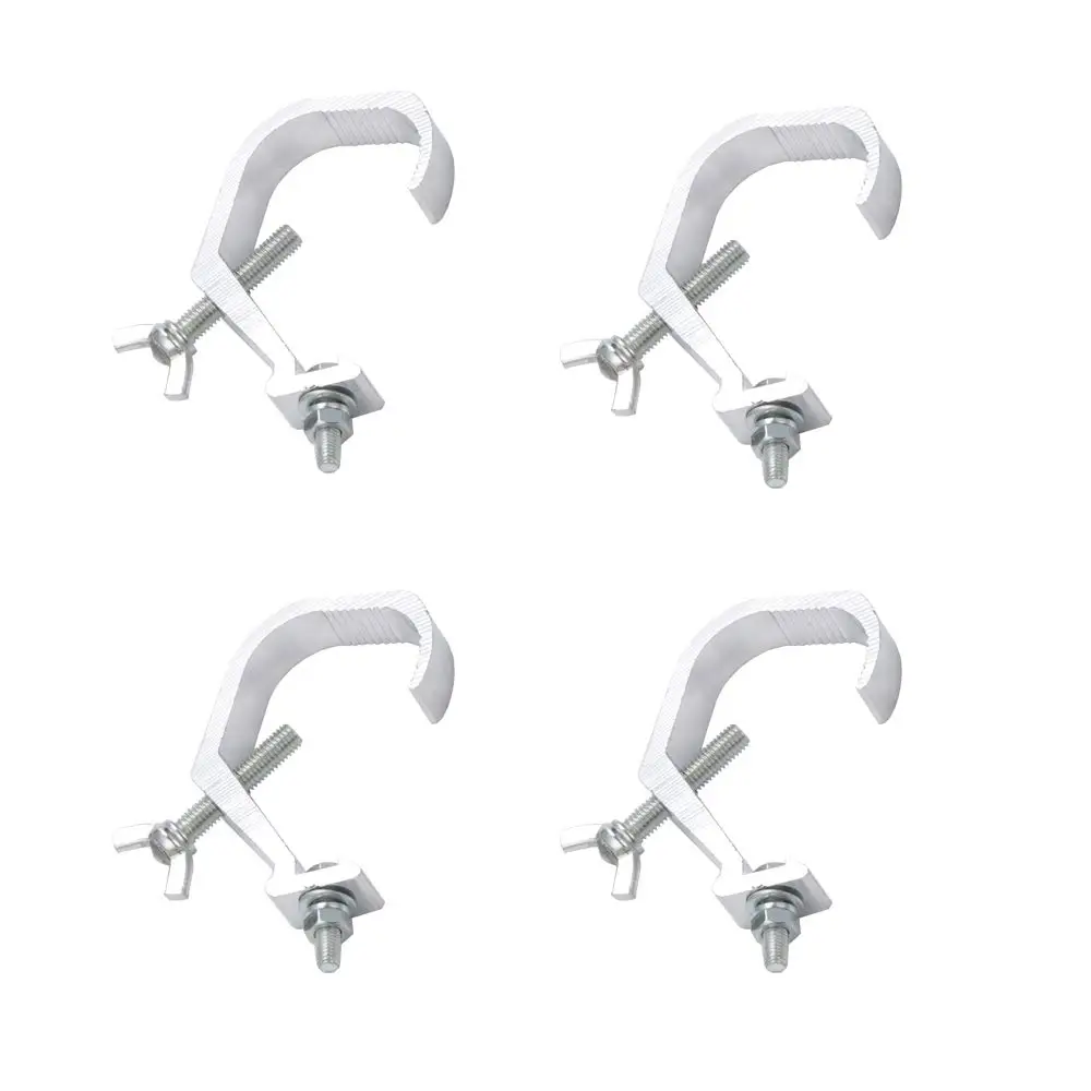 4 Pack Stage Light Clamp Hook, Aluminum Truss Clamp for Hanging Stage light Par light(Bear weight 33lbs)
4 Pack Stage Light Clamp Hook, Aluminum Truss Clamp for Hanging Stage light Par light(Bear weight 33lbs)