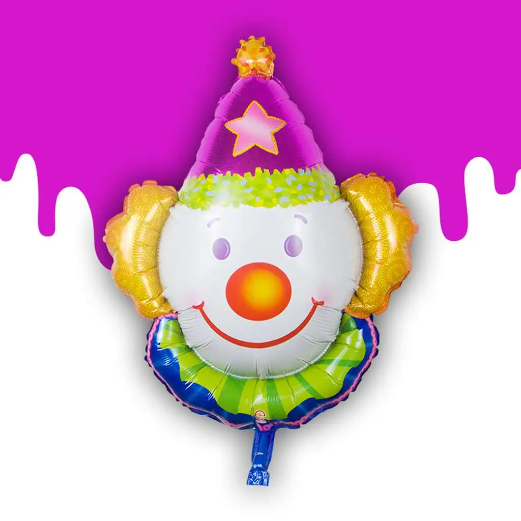Foil Super Shape Clown Balloon Circus Party Juggles Kids Birthday Party Supplies Foil Super Shape Clown Balloon Circus Party Juggles Kids Birthday Party Supplies