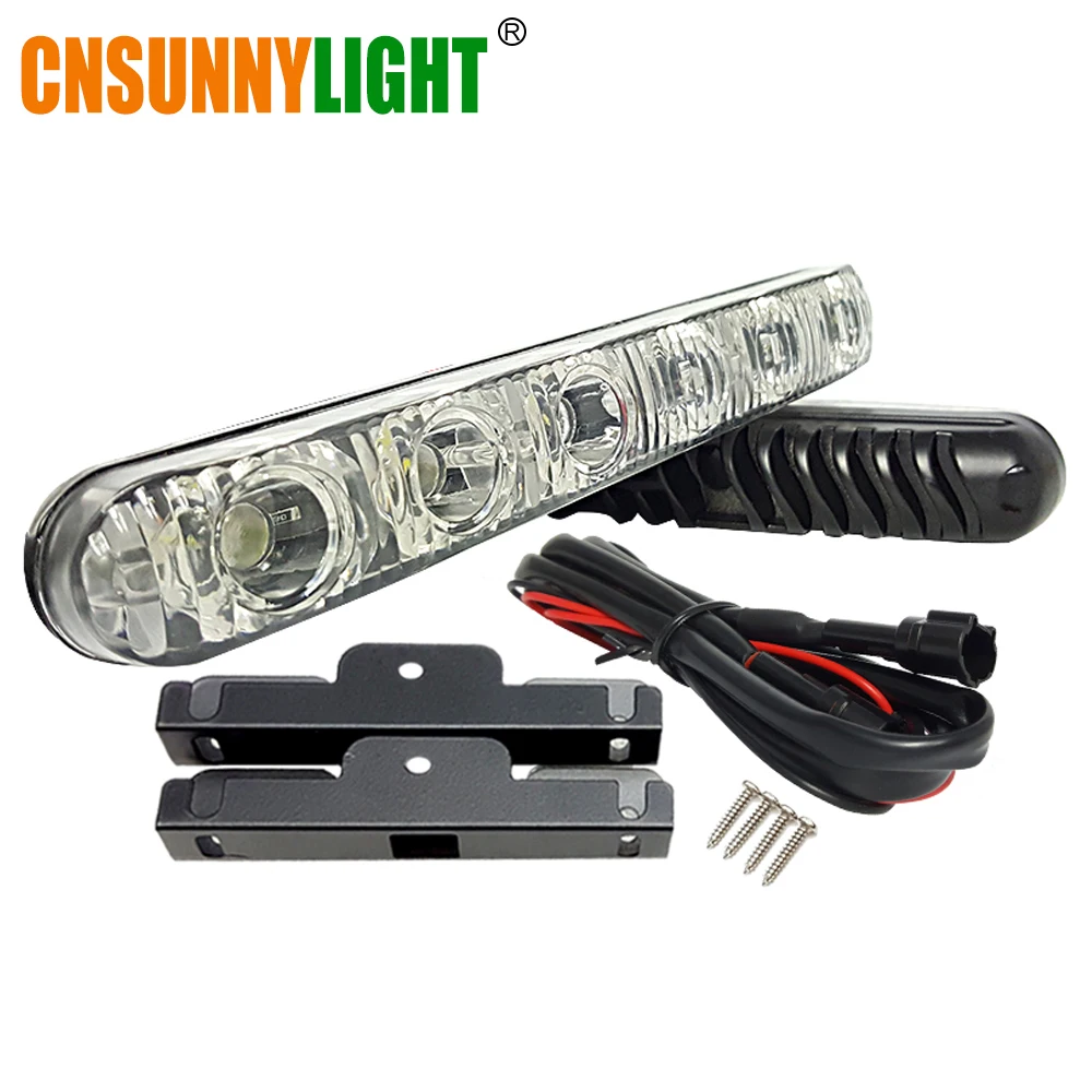 CNSUNNYLIGHT LED DRL Kit Daytime Running Light Waterproof 6 LEDs Universal Auto Driving Work Light External Fog Lamp 6000K 12V
CNSUNNYLIGHT LED DRL Kit Daytime Running Light Waterproof 6 LEDs Universal Auto Driving Work Light External Fog Lamp 6000K 12V