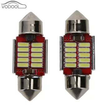 2Pcs 4014 12 SMD White 12V Auto LED Reading Light Automobiles Car Styling Number License Plate Lamp Bulbs Car Accessories
2Pcs 4014 12 SMD White 12V Auto LED Reading Light Automobiles Car Styling Number License Plate Lamp Bulbs Car Accessories