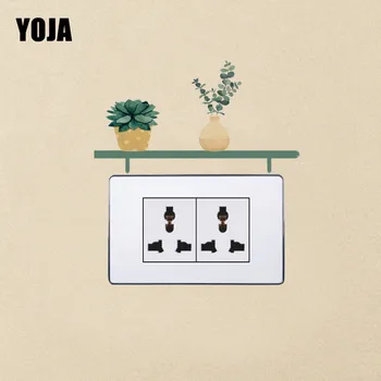 YOJA Switch Sticker Cute Green Pot Flower PVC Decorative Fashion Style Wall Decal 15SS0037
YOJA Switch Sticker Cute Green Pot Flower PVC Decorative Fashion Style Wall Decal 15SS0037