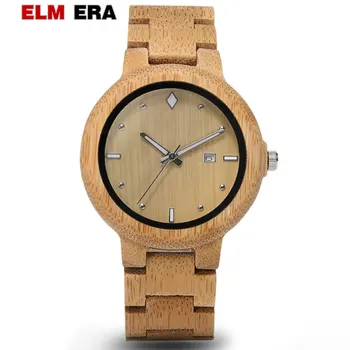ELMERA men's watch bamboo wood sport with calendar wooden relogio masculino watches luxury men quartz wristwatch clock
ELMERA men's watch bamboo wood sport with calendar wooden relogio masculino watches luxury men quartz wristwatch clock