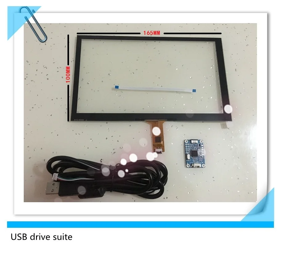 6 pin capacitive touch screen 7 inch 165*100 usb free drive installation control card applies to Windows 7 8 10
6 pin capacitive touch screen 7 inch 165*100 usb free drive installation control card applies to Windows 7 8 10