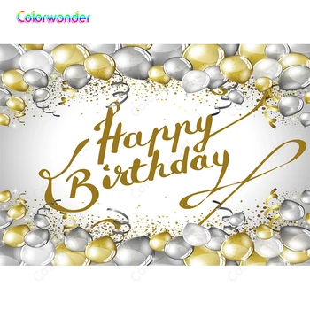 Colorwonder Background Backdrop Gray and Golden Balloons Photography Background Birthday for Custom Name and Age Wall Background
Colorwonder Background Backdrop Gray and Golden Balloons Photography Background Birthday for Custom Name and Age Wall Background