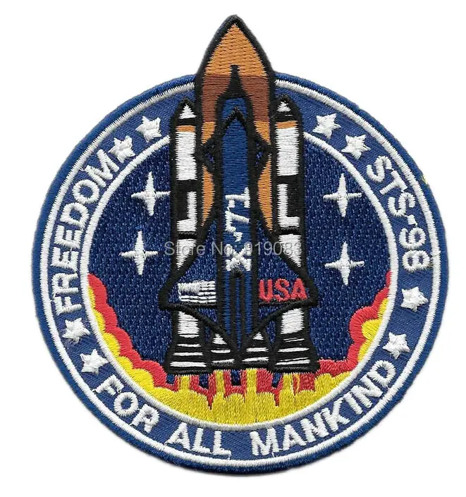 3.5" Armageddon Movie Freedom STS-98 X-71 Embroidered sew on iron on patch applique dropship wholesale
3.5" Armageddon Movie Freedom STS-98 X-71 Embroidered sew on iron on patch applique dropship wholesale