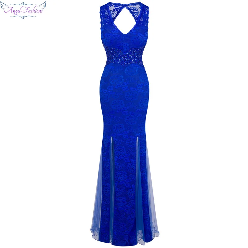 Angel-fashions V Neck Beading Flower Lace Mermaid Long Evening Dress vestido de festa 298
Angel-fashions V Neck Beading Flower Lace Mermaid Long Evening Dress vestido de festa 298