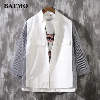 BATMO 2019 new arrival high quality fashion striped casual shirts men,men's Patchwork shirts plus-size M-5XL CS05
BATMO 2019 new arrival high quality fashion striped casual shirts men,men's Patchwork shirts plus-size M-5XL CS05
