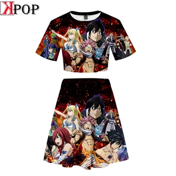 FAIRY TAIL Two Piece Sets Fashion kawaii Hipster Street Summer Navel Short Sleeve+Short Skirt Casual Sets Harajuku Women Skirts
FAIRY TAIL Two Piece Sets Fashion kawaii Hipster Street Summer Navel Short Sleeve+Short Skirt Casual Sets Harajuku Women Skirts