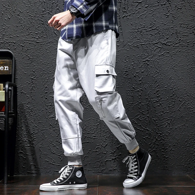 2019 Men Hip Hop Harem Joggers Pants Casual Hip Hop Streetwear Male Trousers Mens Joggers Solid Multi-pocket Pants Sweatpants
2019 Men Hip Hop Harem Joggers Pants Casual Hip Hop Streetwear Male Trousers Mens Joggers Solid Multi-pocket Pants Sweatpants