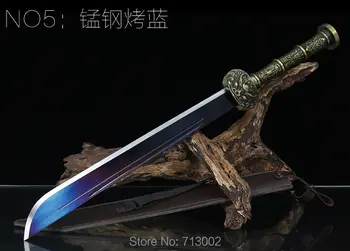 Sturdy Chinese Wushu Sword KungFu Sword Broadsword For Tang Jian Dao With Quenched Bluing Manganese Steel Blade
Sturdy Chinese Wushu Sword KungFu Sword Broadsword For Tang Jian Dao With Quenched Bluing Manganese Steel Blade