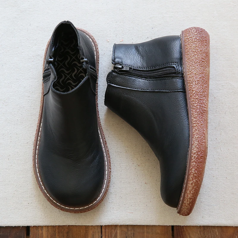 New 2018 Women Winter Ankle Boots Zippers Handmade Velvet Flat With Boots Shoes Comfortable Casual Shoes Women Snow Boots
New 2018 Women Winter Ankle Boots Zippers Handmade Velvet Flat With Boots Shoes Comfortable Casual Shoes Women Snow Boots
