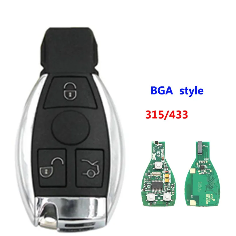 

smart key 3 button NEC and BGA and BE remote key with 315mhz 434MHZ for Mercedes Benz Car Remote Controller Year 2000 -