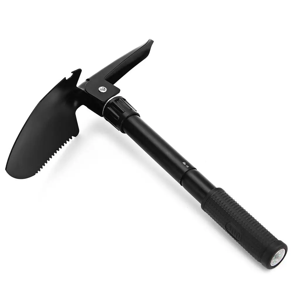 # Multi-function Military Portable Folding Camping Shovel Survival Spade Trowel Dibble Pick Emergency Garden Outdoor Tool
# Multi-function Military Portable Folding Camping Shovel Survival Spade Trowel Dibble Pick Emergency Garden Outdoor Tool