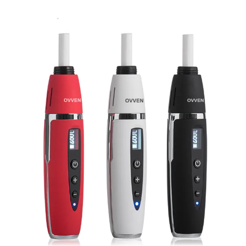 OVVEN II Heating Stick Kit OLED display 1500mah Battery e cigarette dry herb vaporizer For Heating Tobacco Cartridges smoking
OVVEN II Heating Stick Kit OLED display 1500mah Battery e cigarette dry herb vaporizer For Heating Tobacco Cartridges smoking