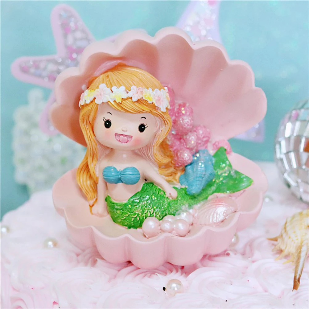 1pc Cake Topper Decorating Resin Hawaii Adorable Mermaid Cake Craft Desktop Ornament Furnishing Article Gift Kids Birthday Party
1pc Cake Topper Decorating Resin Hawaii Adorable Mermaid Cake Craft Desktop Ornament Furnishing Article Gift Kids Birthday Party
