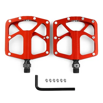 Lightweight Bike Pedals Alloy Platform Pedals Three Bearing MTB Road Bike Cycling Pedals Cr-Mo Steel Axle Bike accessories
Lightweight Bike Pedals Alloy Platform Pedals Three Bearing MTB Road Bike Cycling Pedals Cr-Mo Steel Axle Bike accessories