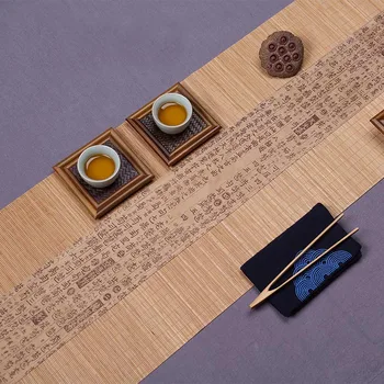 Creative Vintage Pattern Bamboo Table Runner Office Kung Fu Tea Set Accessories Teaware Mats Home Dinner Table Decoration Pads
Creative Vintage Pattern Bamboo Table Runner Office Kung Fu Tea Set Accessories Teaware Mats Home Dinner Table Decoration Pads