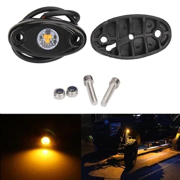 LED Rock Light for Truck JEEP ATV SUV Trail Rig Bar Lamp Automobile Car Auto Parts Accessories Yellow
LED Rock Light for Truck JEEP ATV SUV Trail Rig Bar Lamp Automobile Car Auto Parts Accessories Yellow