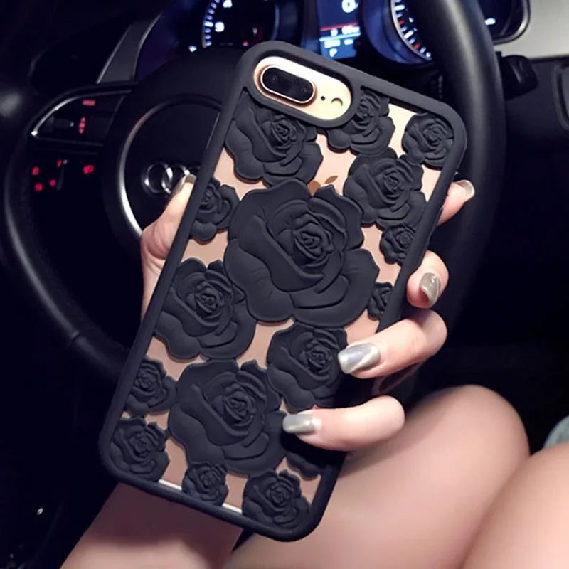 3D Rose Hollow Phone Cases For iPhone X 8 7 6 6S Plus Case Roses Flower Soft Silicone TPU Back Cover Couples Shell Coque
3D Rose Hollow Phone Cases For iPhone X 8 7 6 6S Plus Case Roses Flower Soft Silicone TPU Back Cover Couples Shell Coque