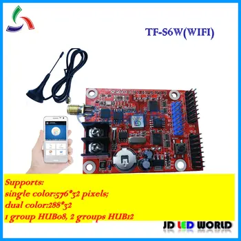 TF-S6W wifi led display screen controller wifi wireless single color and dual color led sign control card
TF-S6W wifi led display screen controller wifi wireless single color and dual color led sign control card