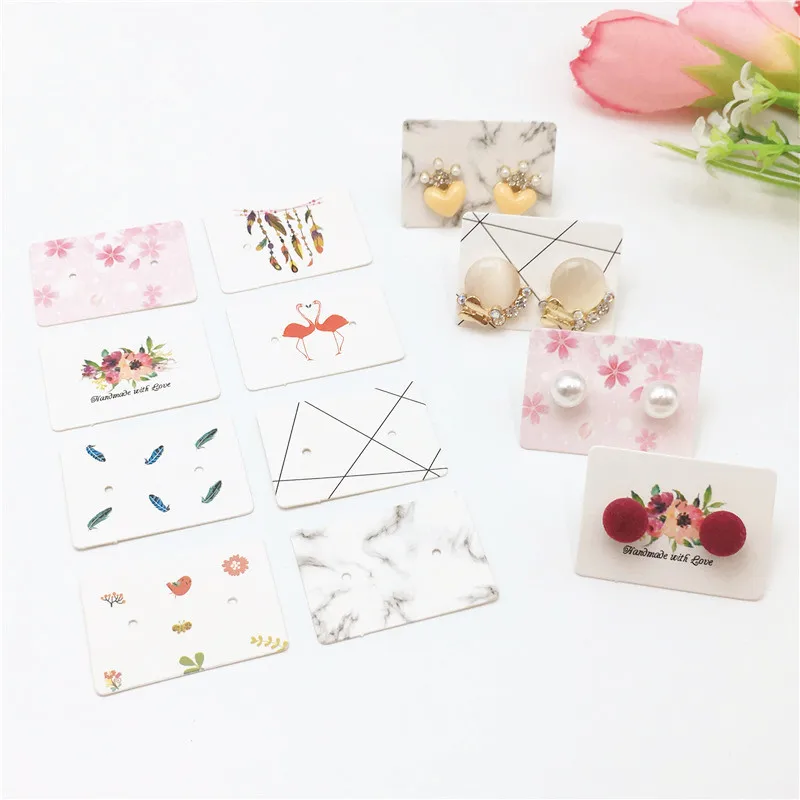 50pcs New Type Printed mini Lovely Earring Packing Tag 35*25mm white Jewelry Stud Ear display Card Price Tag Card
50pcs New Type Printed mini Lovely Earring Packing Tag 35*25mm white Jewelry Stud Ear display Card Price Tag Card
