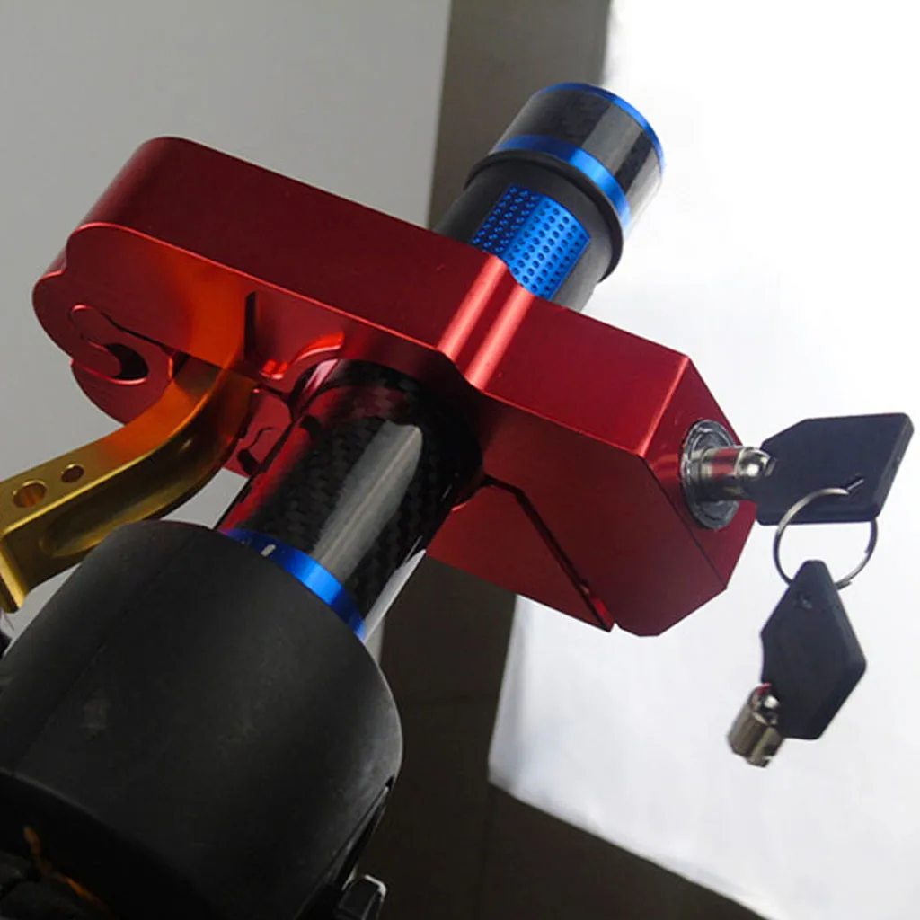 Franchise 2019 New Disc Lock CNC Motorcycle Handlebar Grip Brake Lever Lock Anit-Theft Caps-Lock Aluminum #0702
Franchise 2019 New Disc Lock CNC Motorcycle Handlebar Grip Brake Lever Lock Anit-Theft Caps-Lock Aluminum #0702