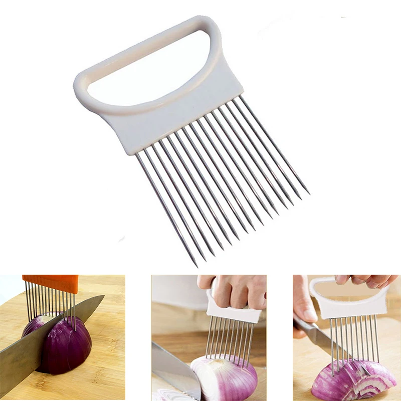 Onion Holder,All-In-One Stainless Steel Onion Holder Onion Slicer Tomato Cutter,Multipurpose Kitchen Tool Vegetable Slicer
Onion Holder,All-In-One Stainless Steel Onion Holder Onion Slicer Tomato Cutter,Multipurpose Kitchen Tool Vegetable Slicer