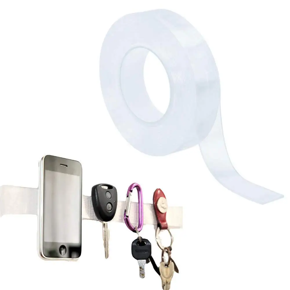 Super Strong Sticky Pad Double -sided Adhesive Tape in Roll Nano Material Gel Pad Grip Transparent Fixate Gel Pad Strips
Super Strong Sticky Pad Double -sided Adhesive Tape in Roll Nano Material Gel Pad Grip Transparent Fixate Gel Pad Strips
