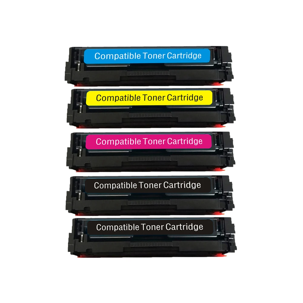 Compatible for 201A CF400A CF401A CF402A CF403A (5-Pack) Toner Cartridge HP Color LaserJet Pro M252dw/M252n | Компьютеры и офис